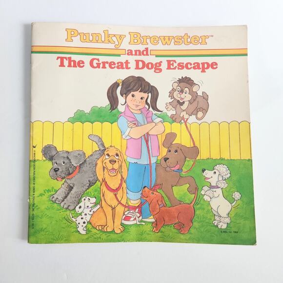 Punky Brewster and the Great Dog Escape – 1986 Vintage Children’s Paperback Book - Picture 2 of 7